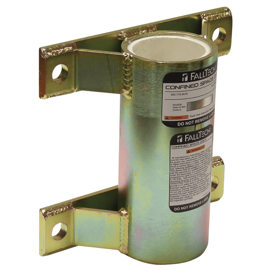 Wall-Mount Plated Steel Bolt-On Fixed Davit Base – 65070WMZ – FallTech