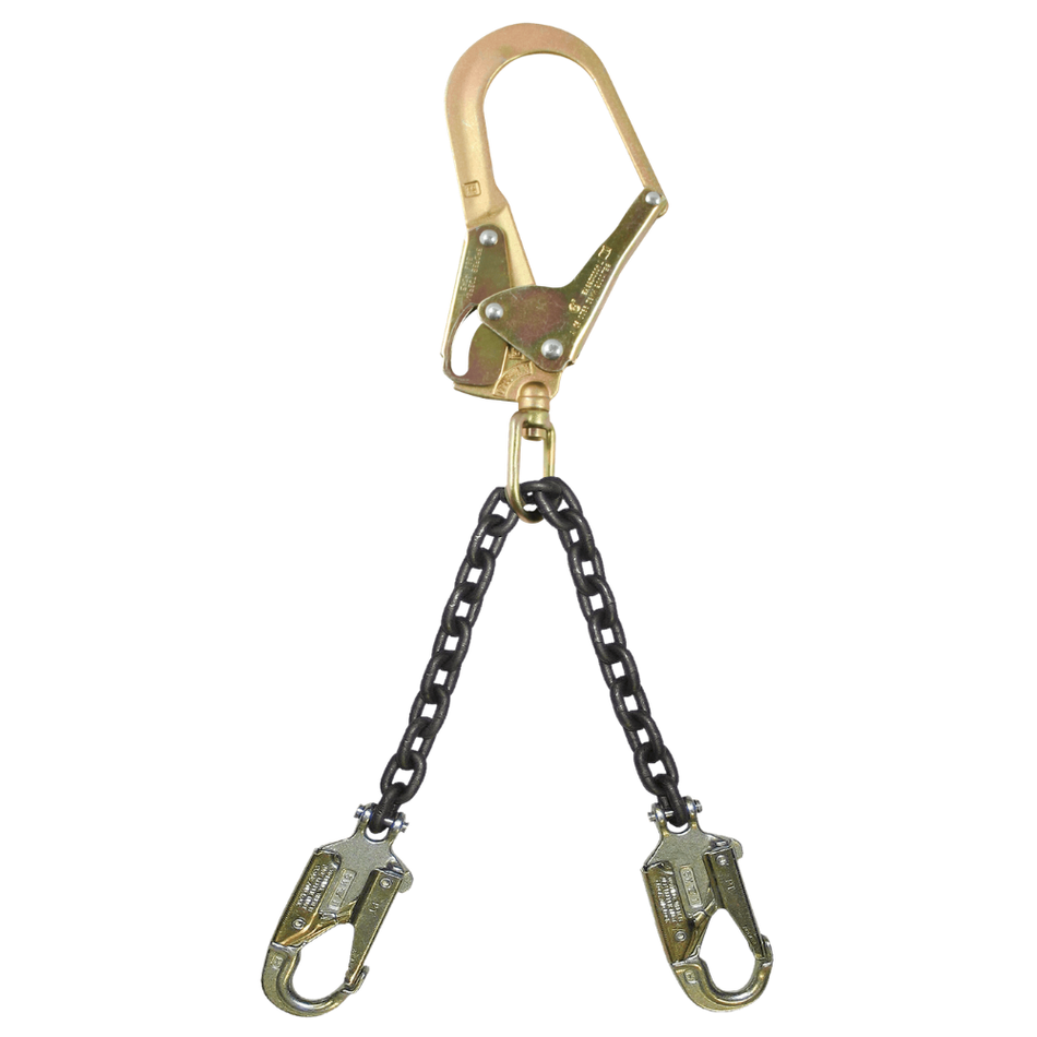 23" Premium Rebar Positioning Assembly with Chain and Steel Swivel Rebar Hook – 8250 – FallTech