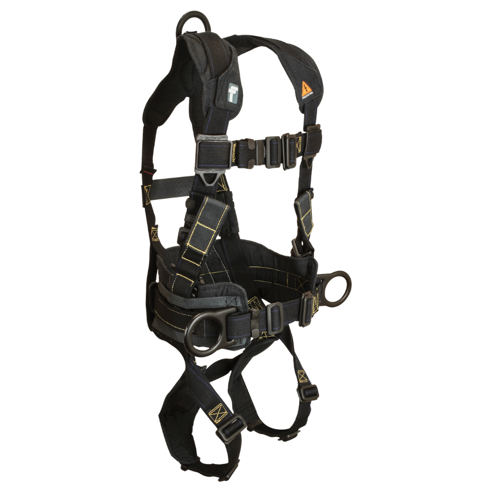 8073R Arc Flash Nomex 3D Construction Belted Rescue Harness – FallTech ...