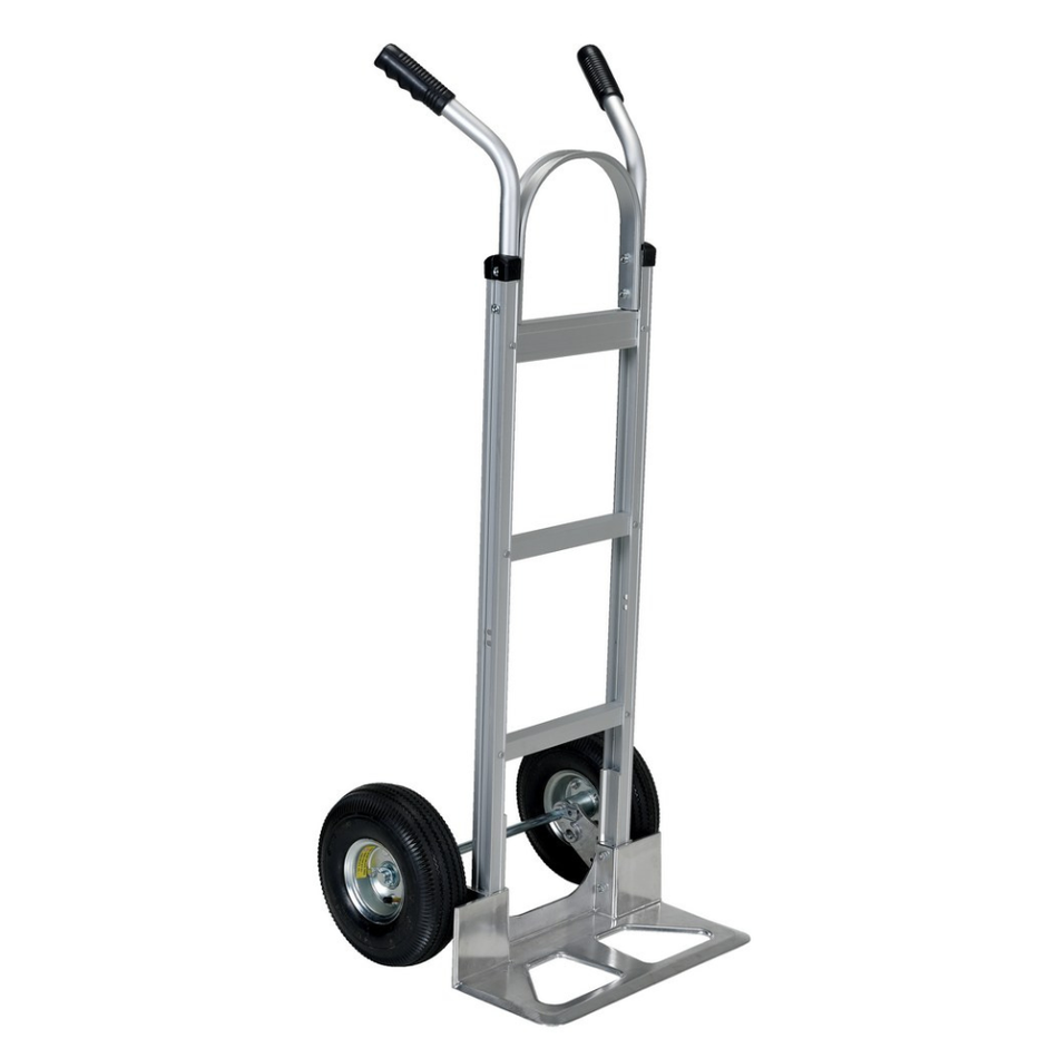500 Lb. Aluminum Dual Handle Hand Truck with Aluminum Plate – DHHT-500A-ANP – Vestil