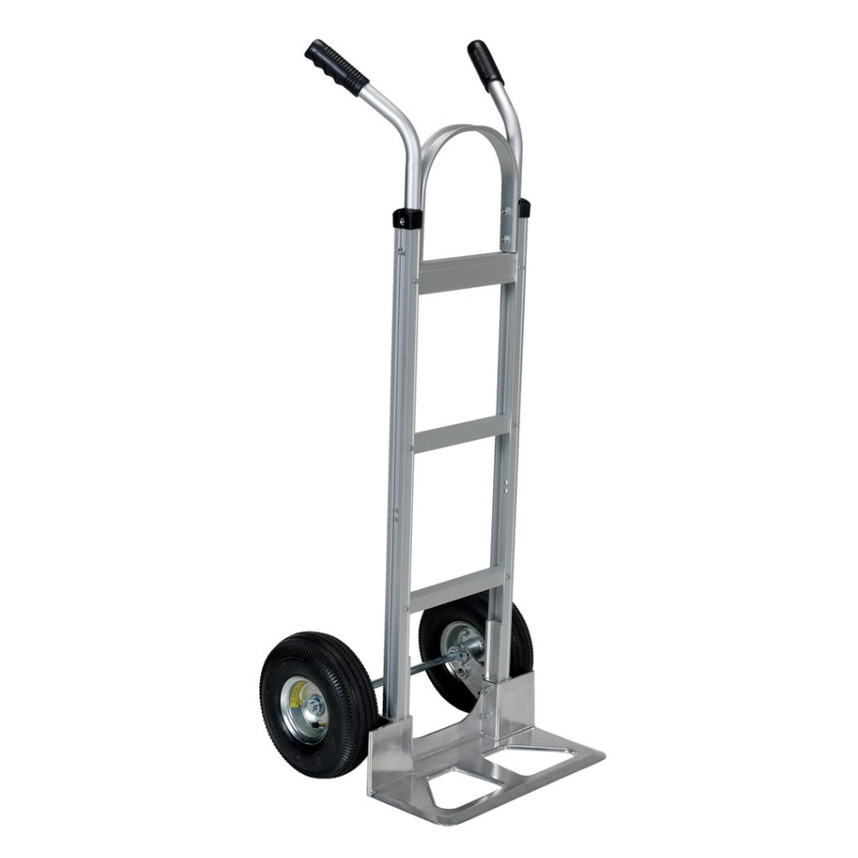 500 Lb. Aluminum Dual Handle Deluxe Hand Truck with Pneumatic Wheels – ALUM-H – Vestil