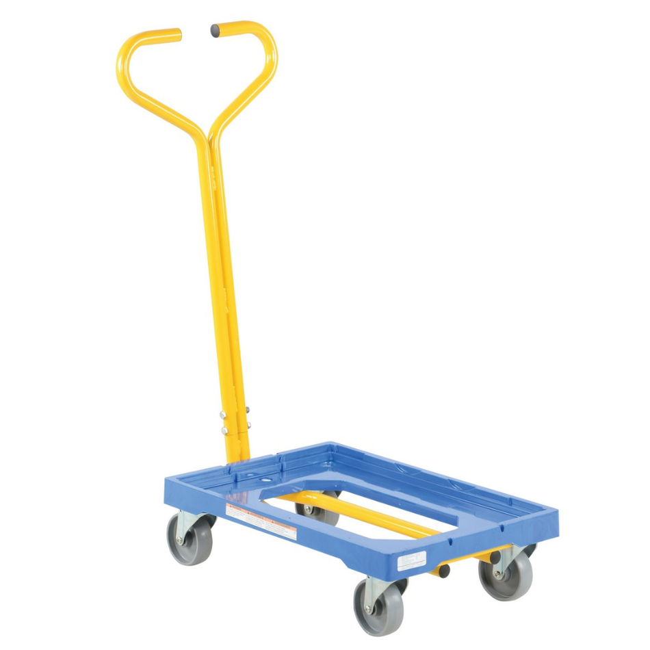 500 Lb. Polyethylene Dolly with Handle – PDH-1624 – Vestil