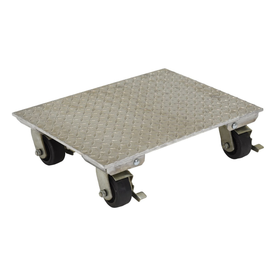 1200 Lb. Aluminum Plate Dolly with Swivel Casters – VPLDO/A-2430-AS – Vestil