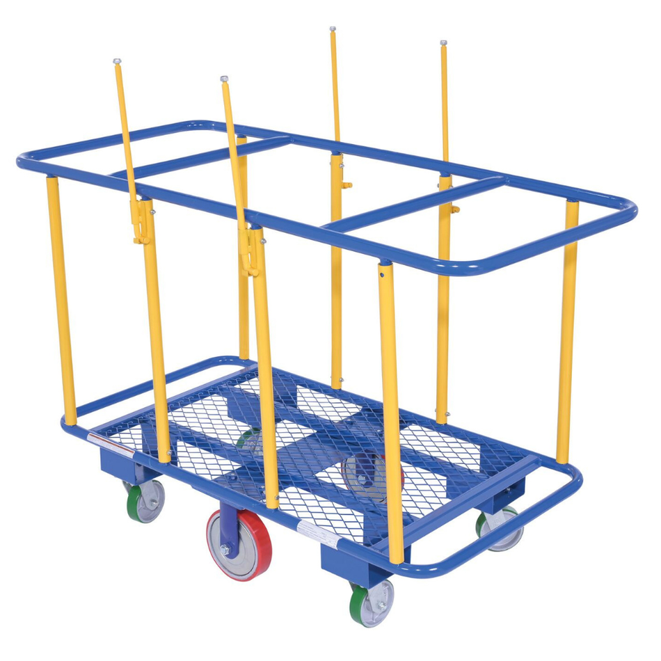 2,000 lb Steel Horizontal Panel Cart – PANEL-H - Vestil