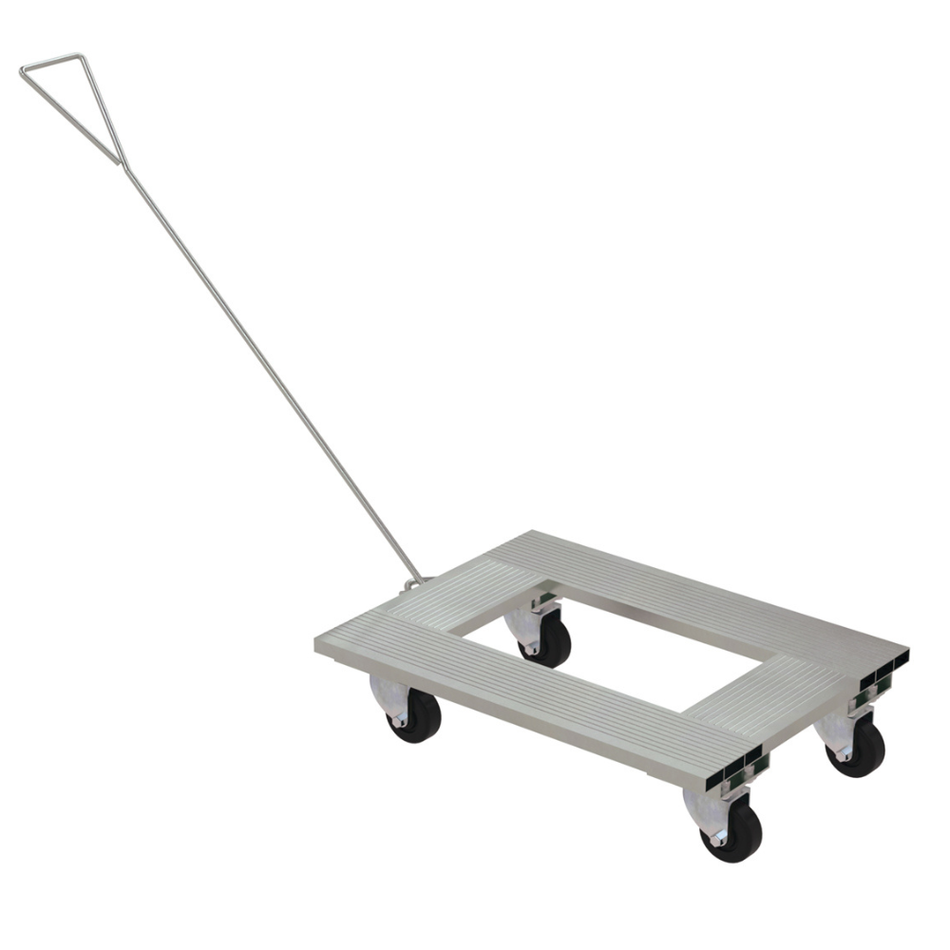 900 Lb. Aluminum Channel Dolly with Handle – ACP-2130-9-HDL – Vestil