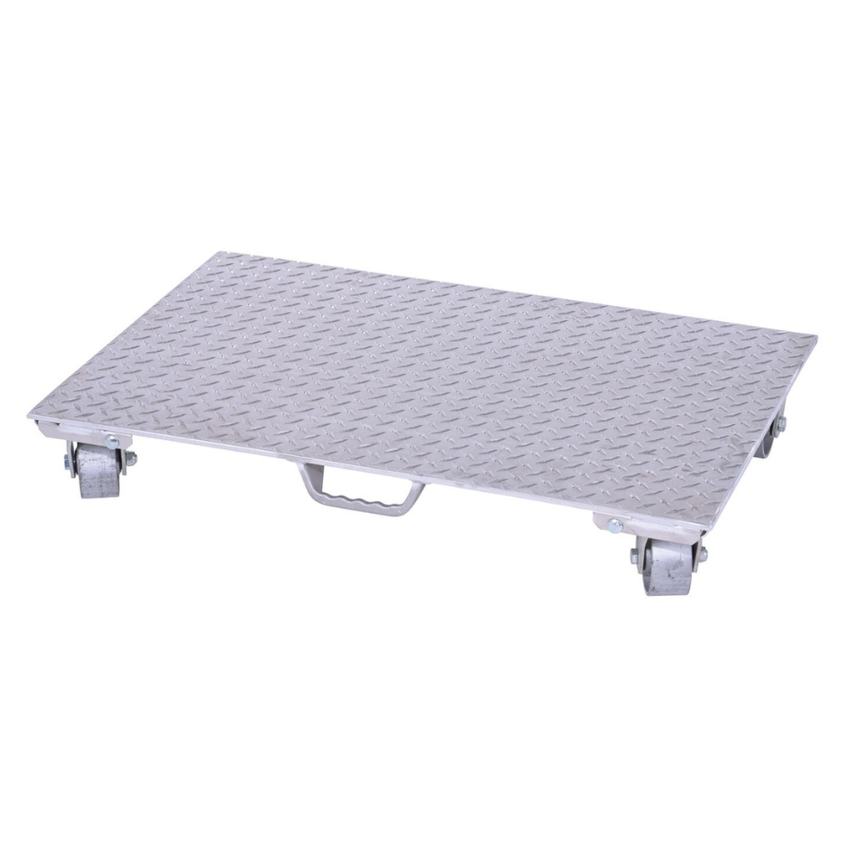 2800 Lb. Aluminum Plate Dolly with Cast Steel Wheels and Handle – PDA-2436-C-S-H – Vestil