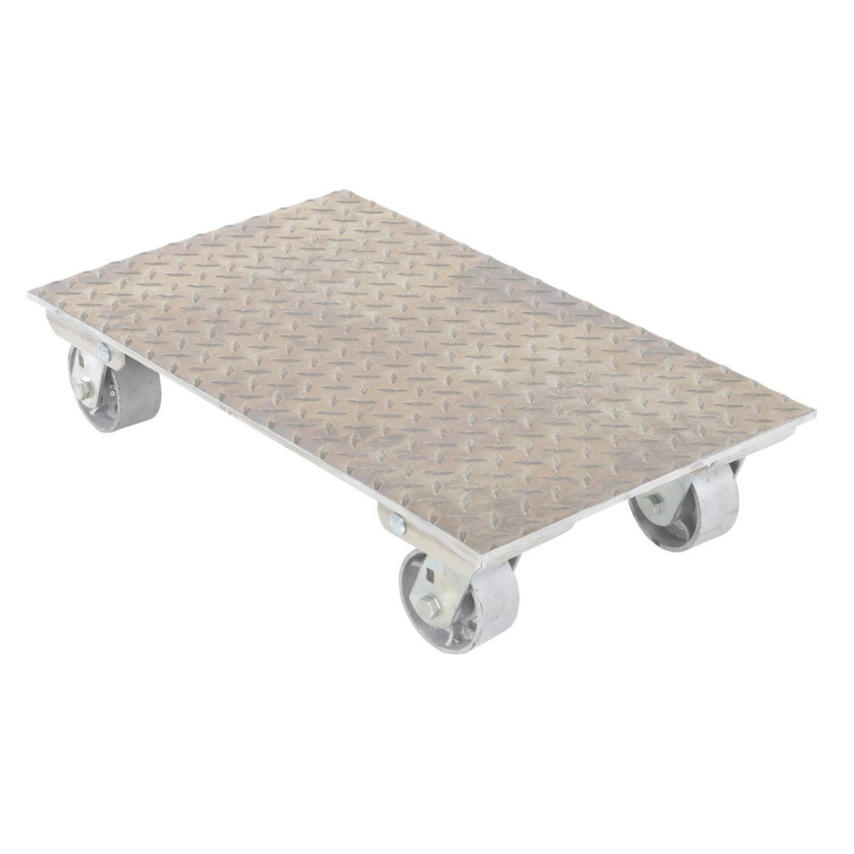 2800 Lb. Aluminum Plate Dolly with Cast Steel Wheels – PDA-1627-C-S – Vestil