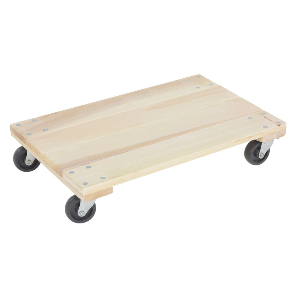 900 Lb. Poplar Solid Deck Dolly – HDOS-1624-9-E – Vestil