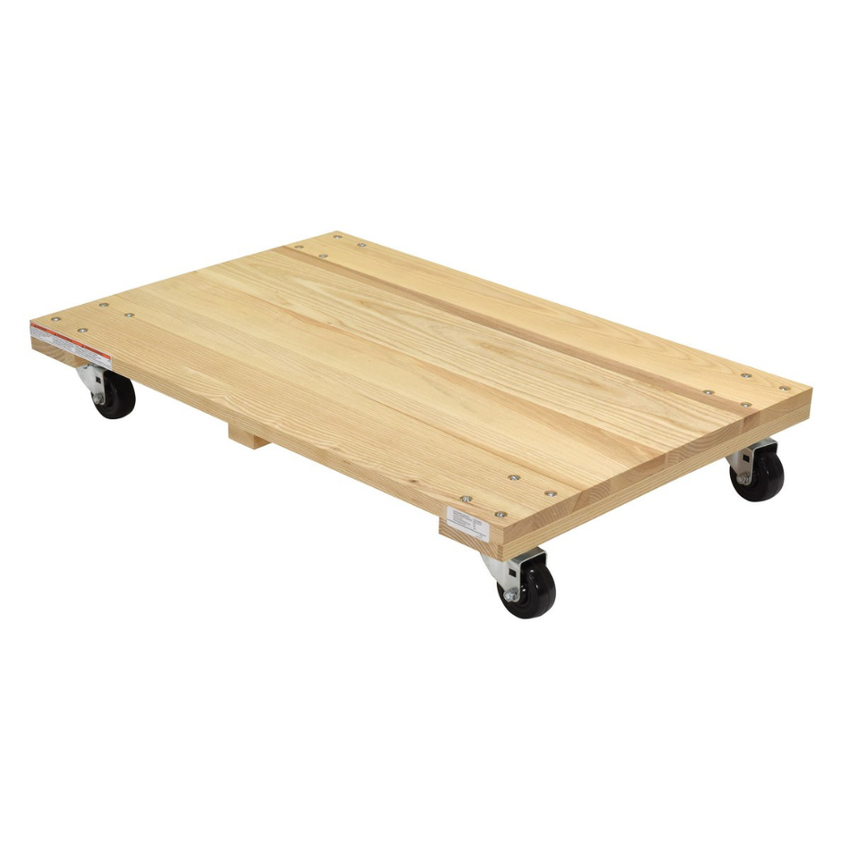 900 Lb. Hardwood Solid Deck Dolly – HDOS-2436-9 – Vestil