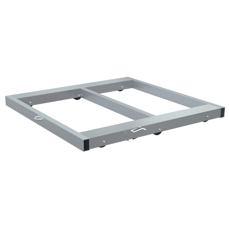 4000 Lb. Aluminum Pallet Dolly with Tilt & Floor Lock – DOL-4848-6T-FL – Vestil