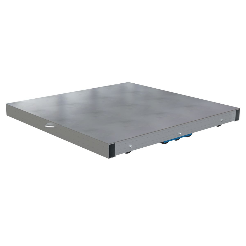 8000 Lb. Aluminum Pallet Dolly with Solid Top Tilt – DOL-ST-4848-10T – Vestil