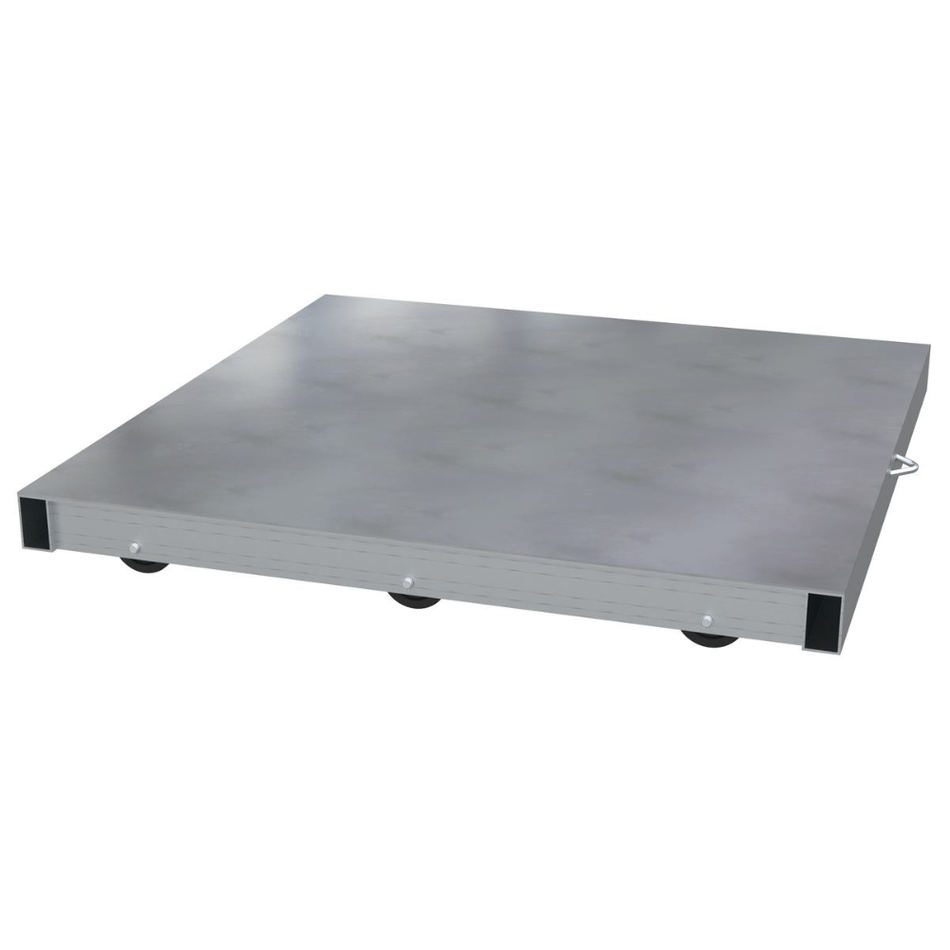 4000 Lb. Aluminum Pallet Dolly with Solid Top – DOL-ST-4848-6NT – Vestil