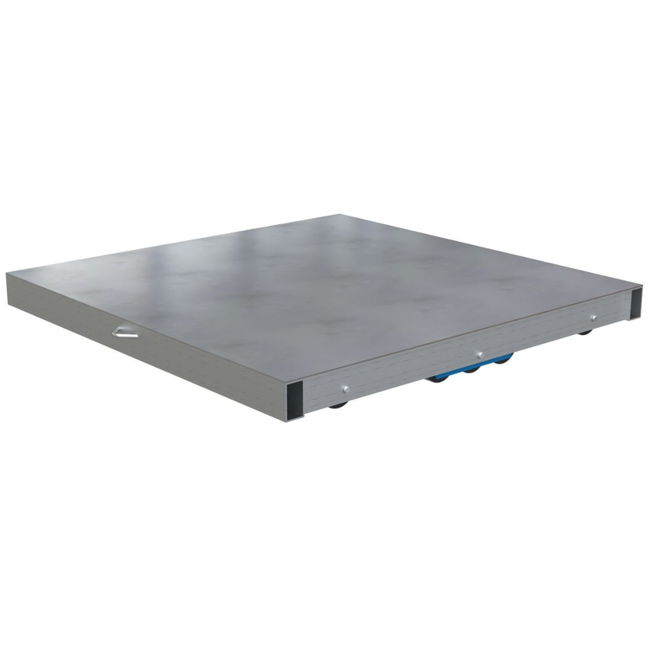 8000 Lb. Aluminum Pallet Dolly with Solid Top and Tilt – DOL-ST-3636-10T – Vestil
