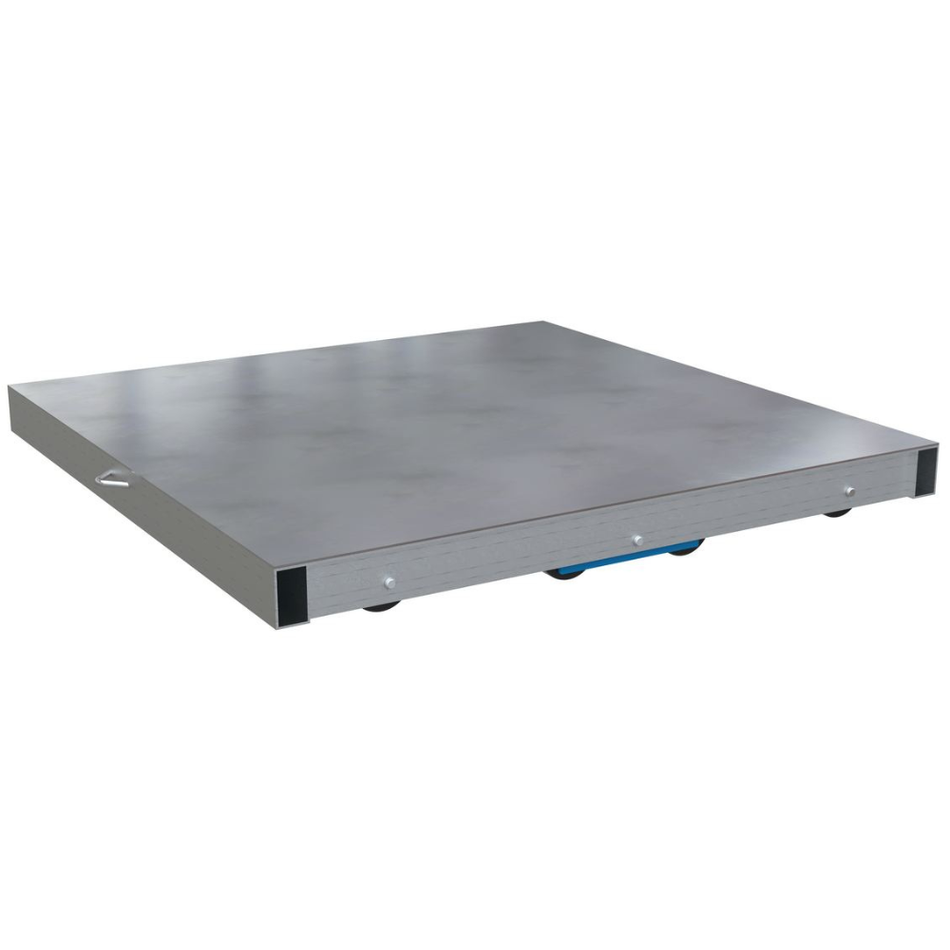 6000 Lb. Aluminum Pallet Dolly with Solid Top Tilt – DOL-ST-4242-8T – Vestil