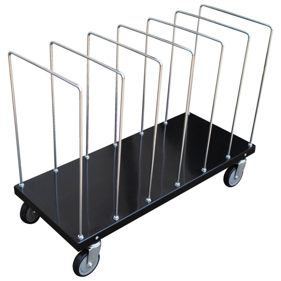 400 Lb. Steel Portable Carton Cart with Dividers – CTPT-1844-CK – Vestil