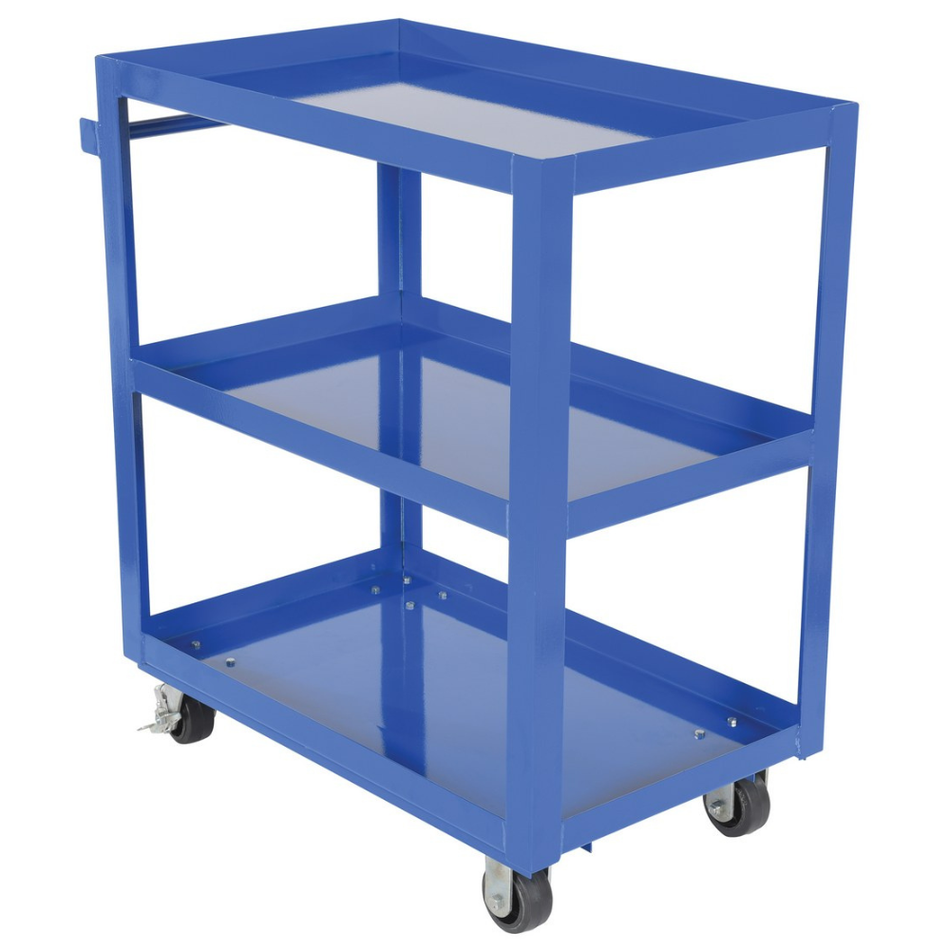 1,000 Lb. Steel Service Cart with 3 Shelves – SCS3-2236 – Vestil