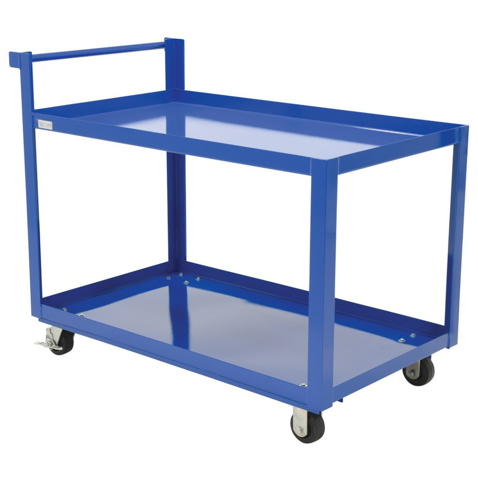 1,000 Lb. Steel Service Cart with 2 Shelves – SCS2-2848 – Vestil