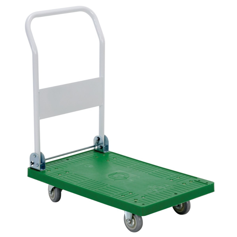 250 Lb. Plastic Platform Truck with Folding Handle – FPT-1830 – Vestil