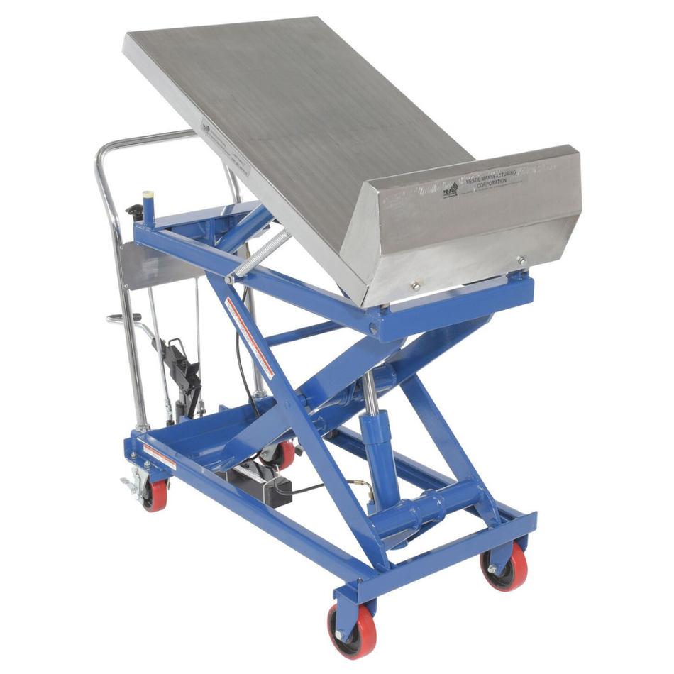 1,000 Lb. Steel Lift and Tilt Carts with Sequence Select – CART-1000-LT – Vestil