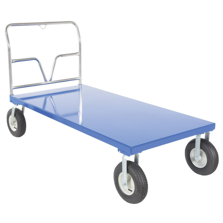 1500 Lb. Steel Pneumatic Tire Platform Cart – PNU-3672 – Vestil
