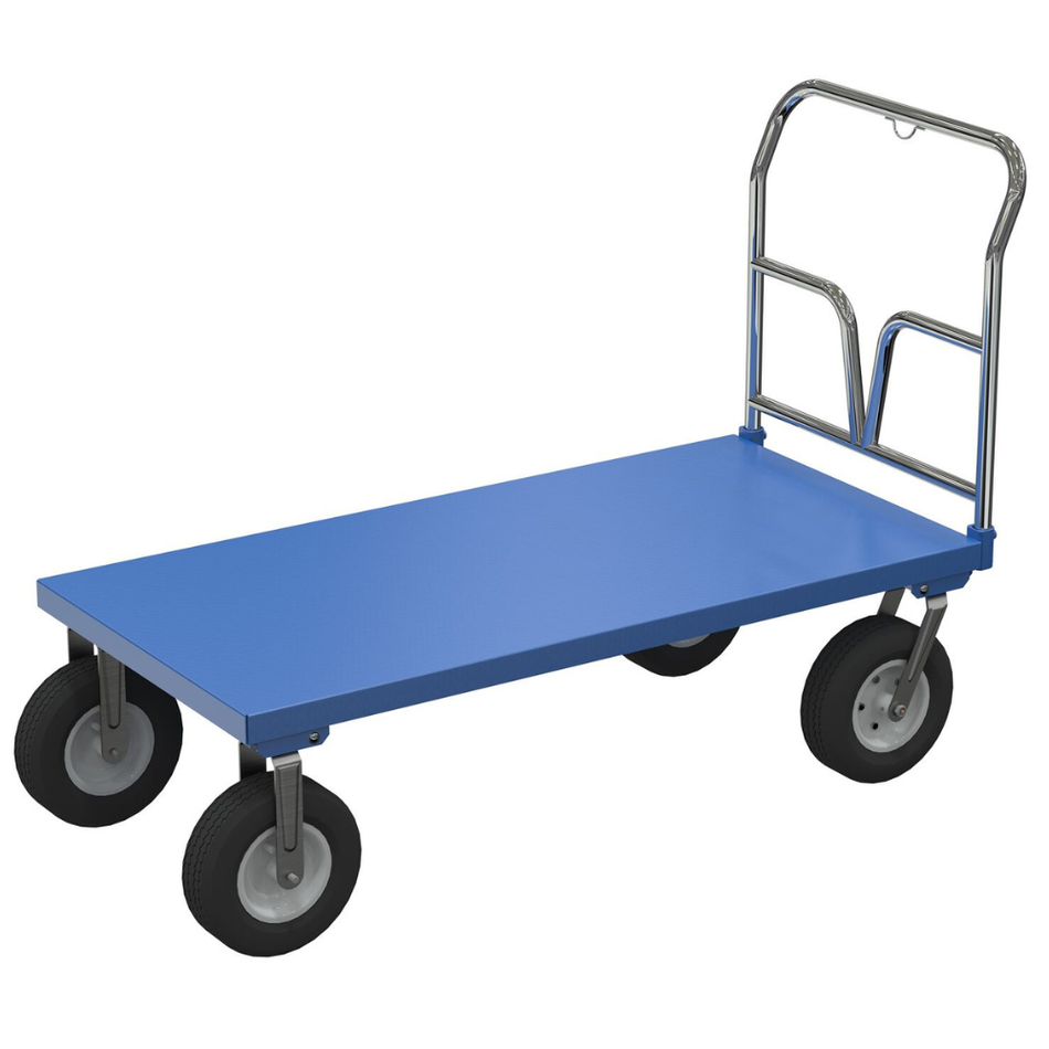 1500 Lb. Steel Pneumatic Tire Platform Cart – PNU-3060 – Vestil