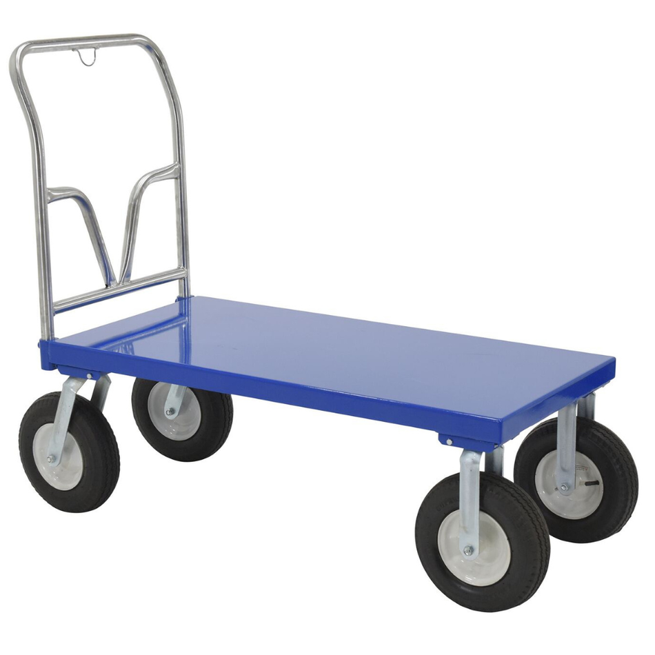 1500 Lb. Steel Pneumatic Tire Platform Cart – PNU-2448 – Vestil