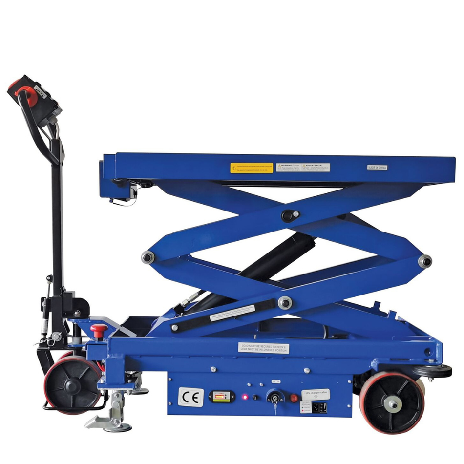 Steel Hydraulic Double Scissor – 1500 Lb. Capacity – CART-1500D-DC-CTD – Vestil