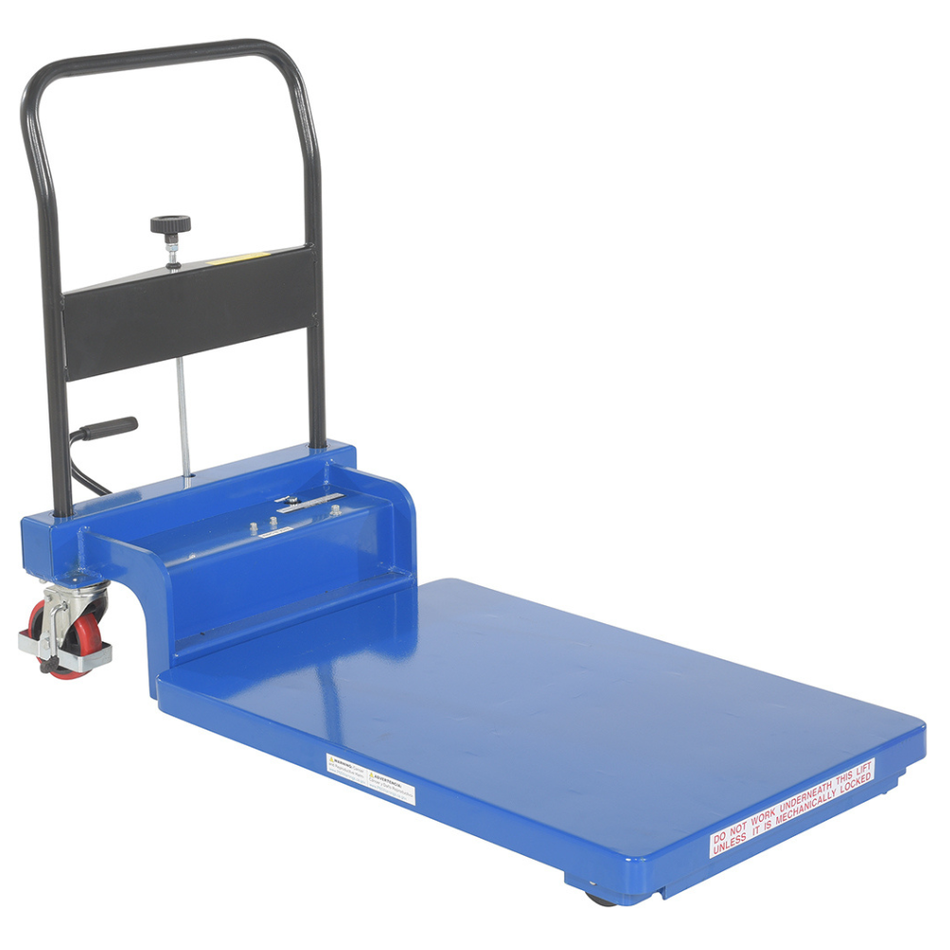 900 Lb. Steel Low Profile Scissor Carts with Auto Shift – CART-900-LP-AS – Vestil
