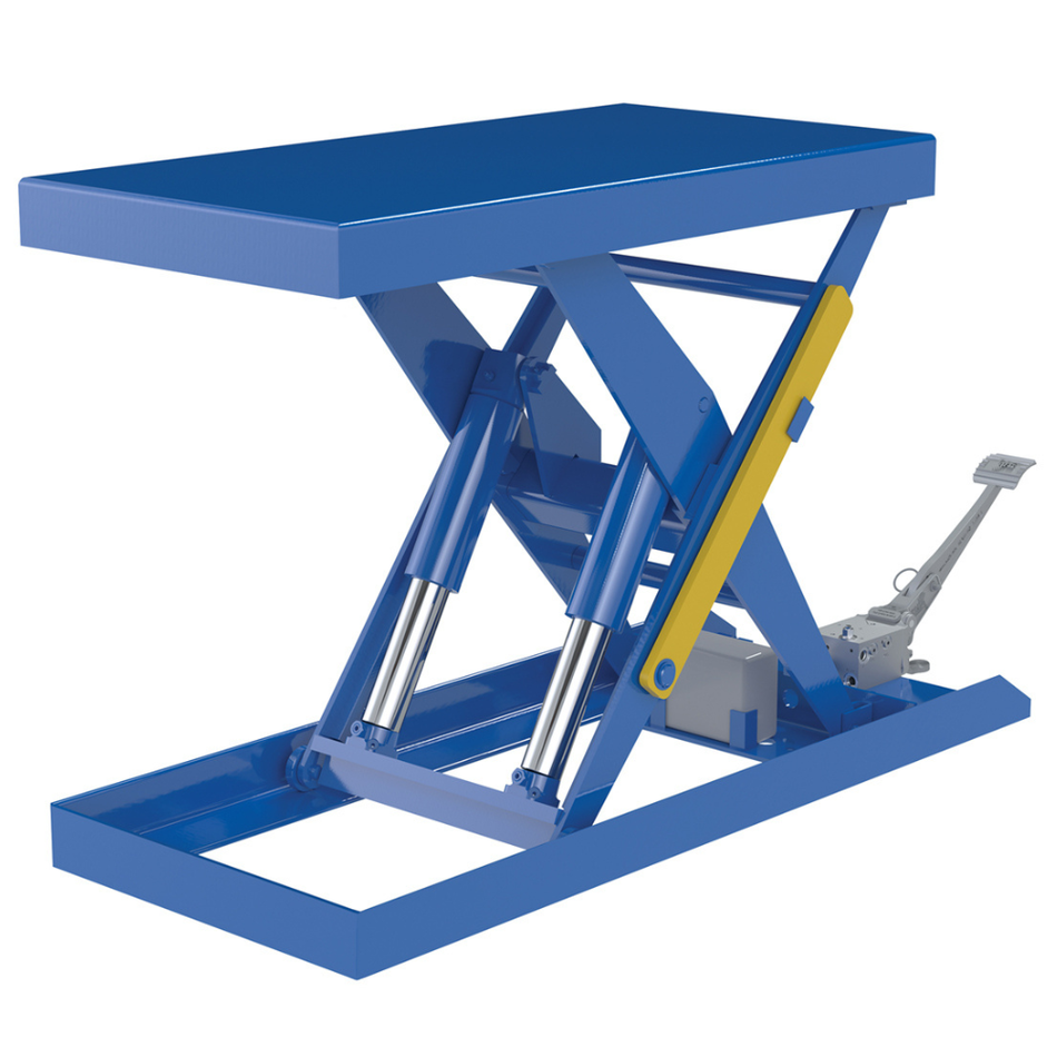 2500 Lb. Steel Scissor Lift Table with Foot Pump – SCTAB-2500-2040-FP – Vestil