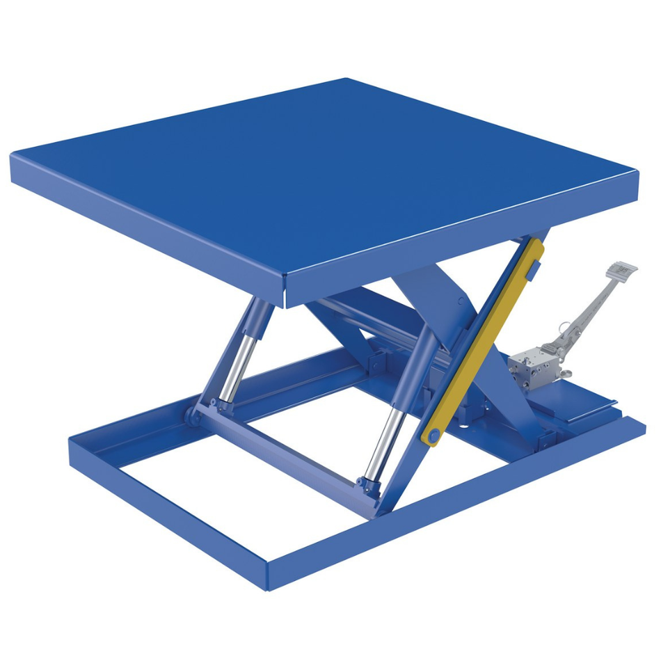 2000 Lb. Steel Scissor Lift Table Foot Pump – SCTAB-2000-4242-FP – Vestil