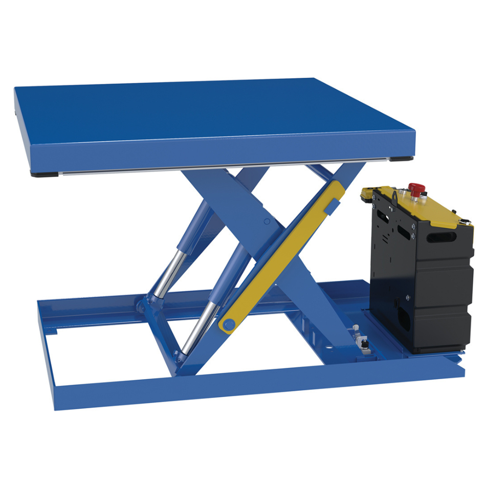 2000 Lb. Steel Scissor Lift Table DC Power – SCTAB-2000-4242-DC – Vestil