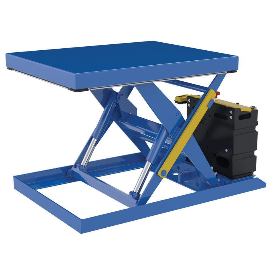 2,000 Lb. Steel Scissor Lift Table DC Power – SCTAB-2000-3240-DC – Vestil
