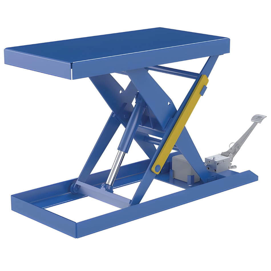 1,000 Lb. Steel Scissor Lift Table Foot Pump – SCTAB-1000-2040-FP – Vestil