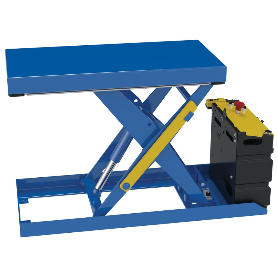 1,000 Lb. Steel Scissor Lift Table DC Power – SCTAB-1000-2040-DC – Vestil