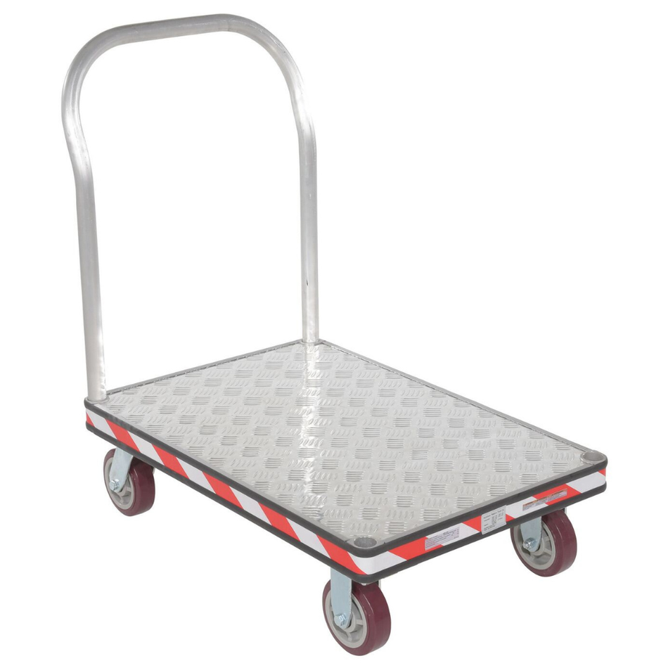 3600 Lb. Aluminum Heavy Duty Tread Plate Platform Truck – ATP-C-2436 – Vestil