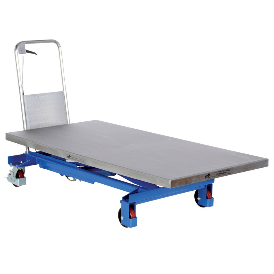 1,000 Lb. Steel Auto-Shift Hydraulic Elevating Cart – CART-1000-LD-AS – Vestil
