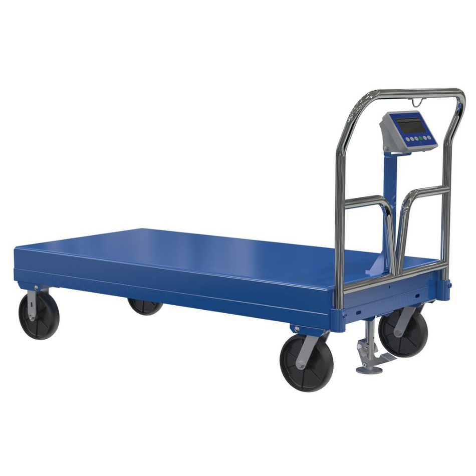 3600 Lb. Steel Platform Truck with Scale – SPT-2496-SCL – Vestil