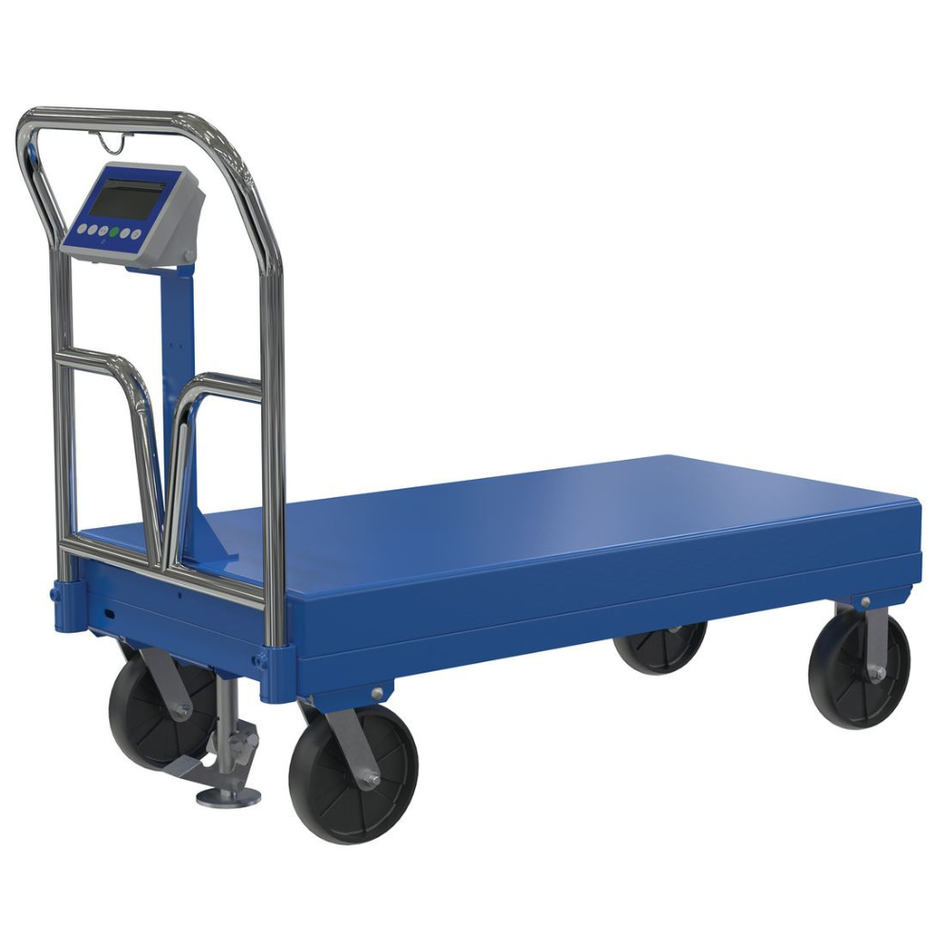 3600 Lb. Steel Platform Truck with Scale – SPT-2460-SCL – Vestil