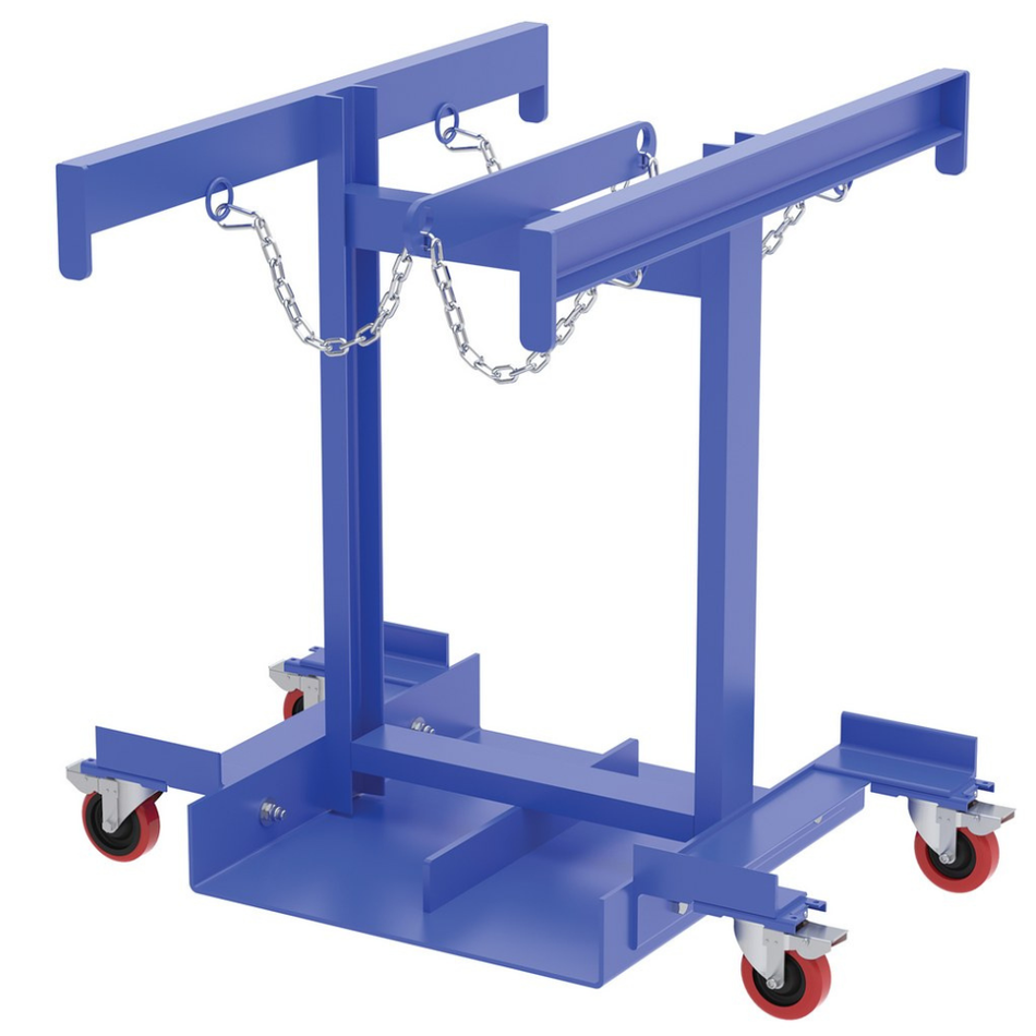 Steel Cylinder Caddy Truck with Casters – 4 Cylinders – 800 Lb. Capacity - CYL-TRUCK-4 – Vestil