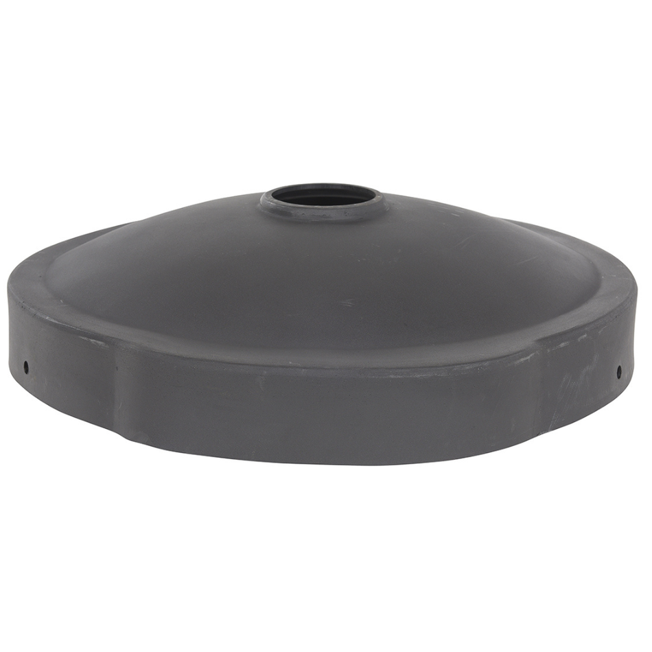 55 Gallon Low-Density Polyethylene Drum Recycling Lid with Flaps, Universal Fit - DC-P-55-CANF-UF-BK – Vestil