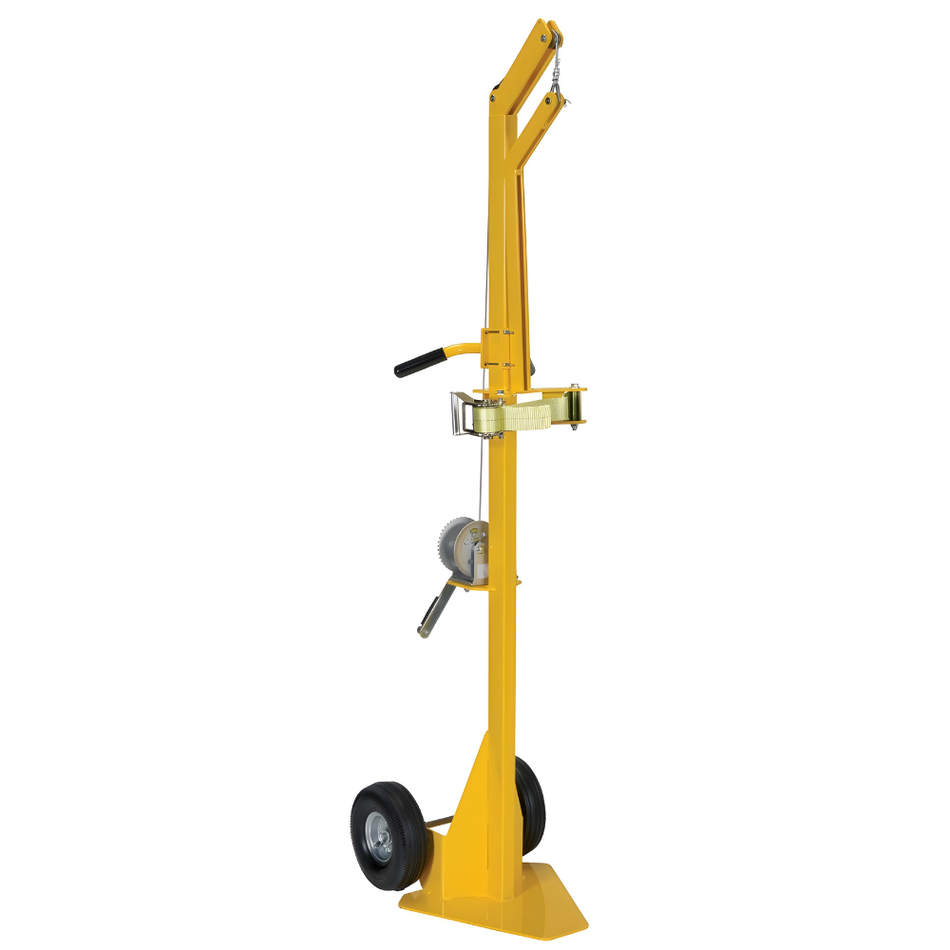 Steel Portable Cylinder Lifter with Pneumatic Wheels – 300 Lb. Capacity – CYL-LT-1-PN – Vestil