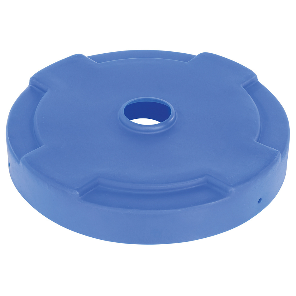 55 Gallon Low-Density Polyethylene Drum Recycling Lid – Blue – DC-P-55-CAN-BU – Vestil