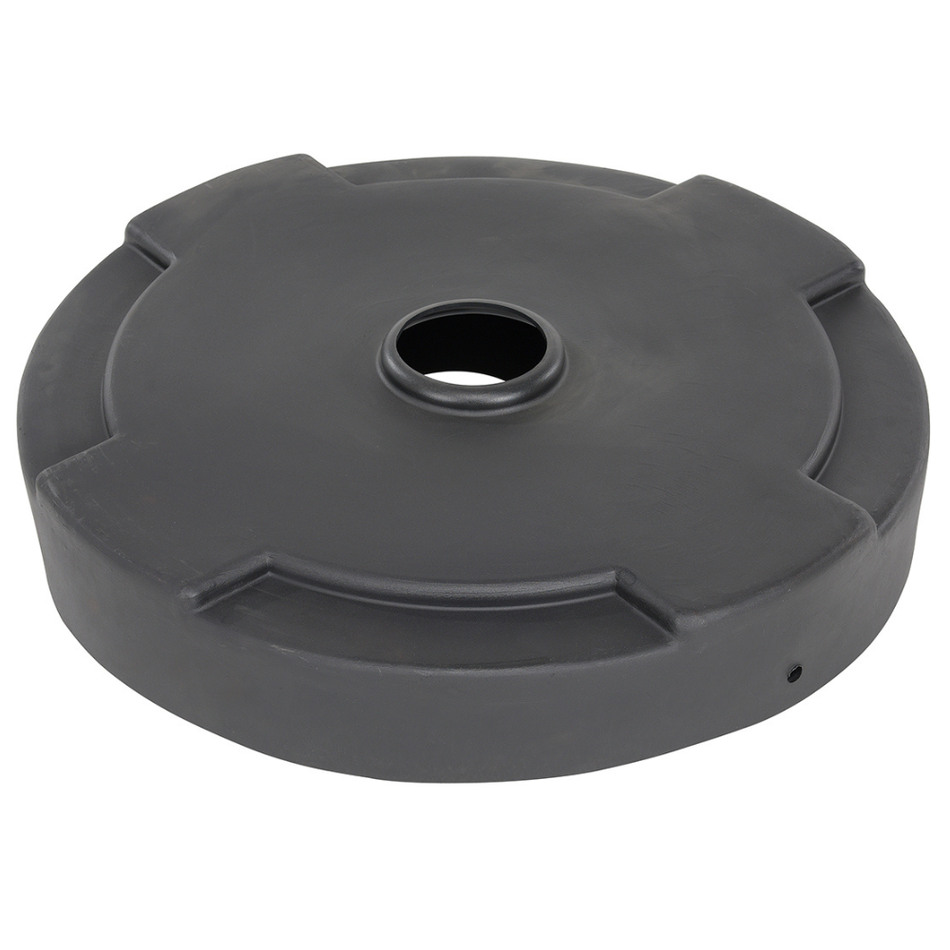 55 Gallon Low-Density Polyethylene Drum Recycling Lid – DC-P-55-CAN-BK – Vestil