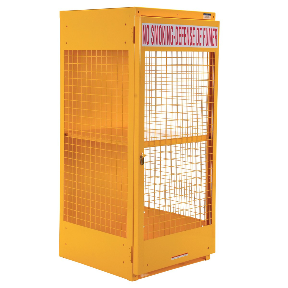 Steel Canadian LP Cylinder Storage Cabinet – 8 Cylinder Capacity – CYL-LP-8-CA – Vestil