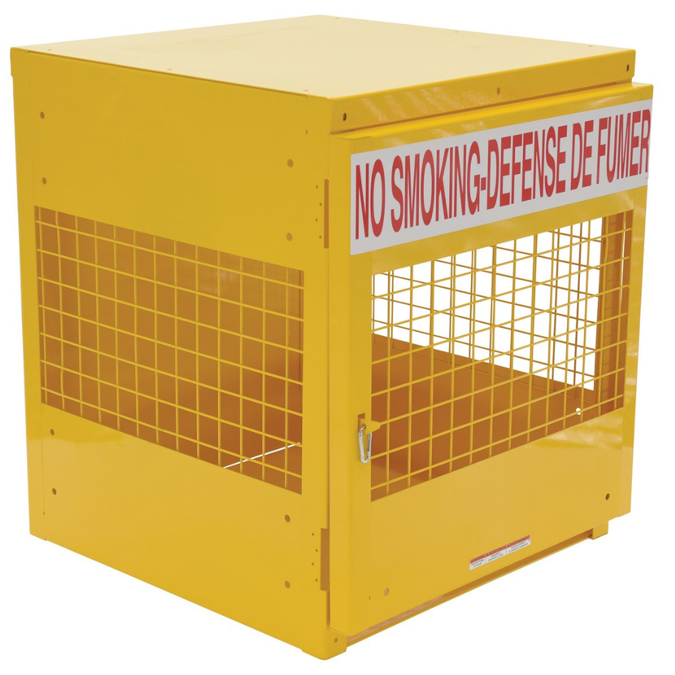Steel Canadian LP Cylinder Storage Cabinet – 4 Cylinder Capacity – CYL-LP-4-CA – Vestil