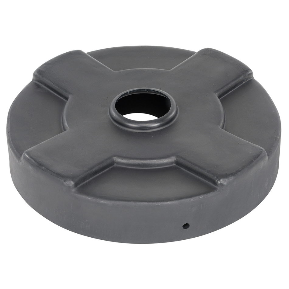 30 Gallon Low-Density Polyethylene Drum Recycling Lid – DC-P-30-CAN-BK – Vestil
