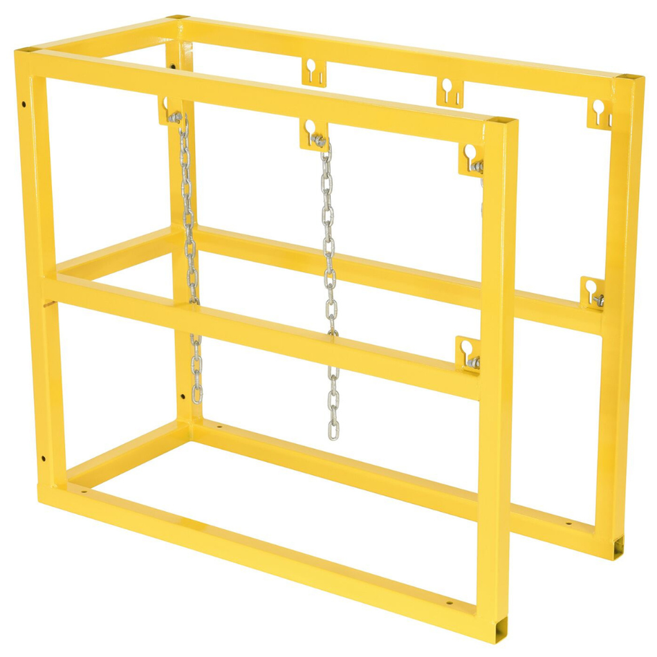 Steel Cylinder Barricade Rack – 3 Cylinder Capacity – CYL-FMSR-3 – Vestil