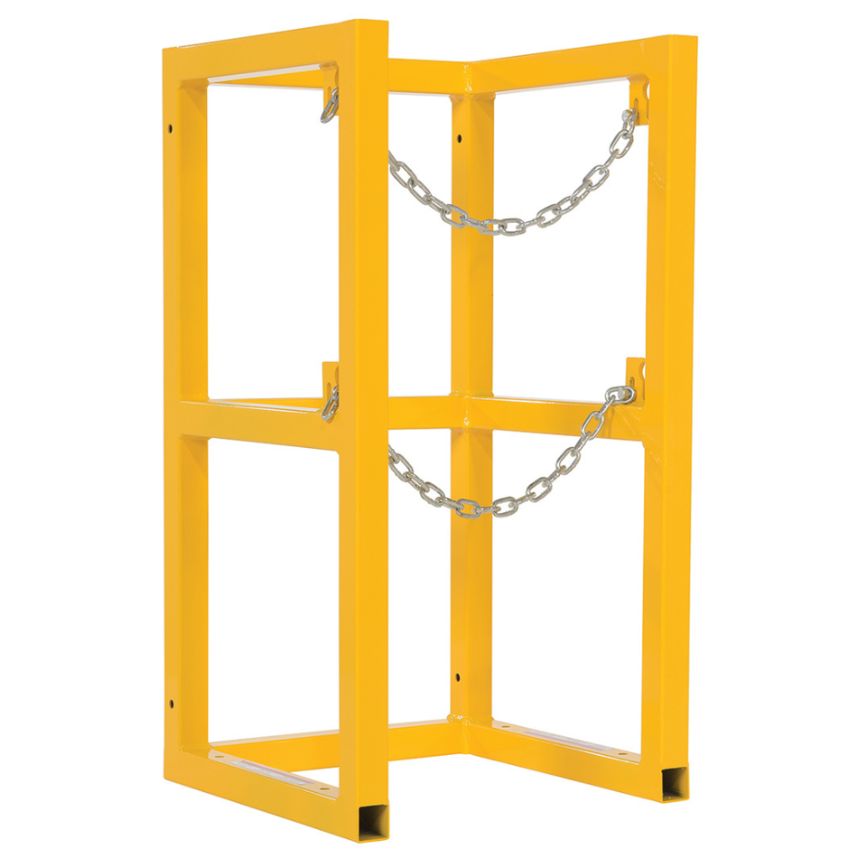 Steel Cylinder Barricade Rack – 1 Cylinder Capacity – CYL-FMSR-1 – Vestil