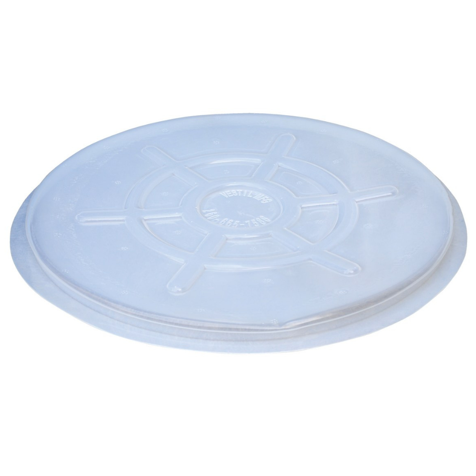 Polyethylene Drum Cover – DC-TP – 55 Gallon, Closed Head, Clear – Vestil
