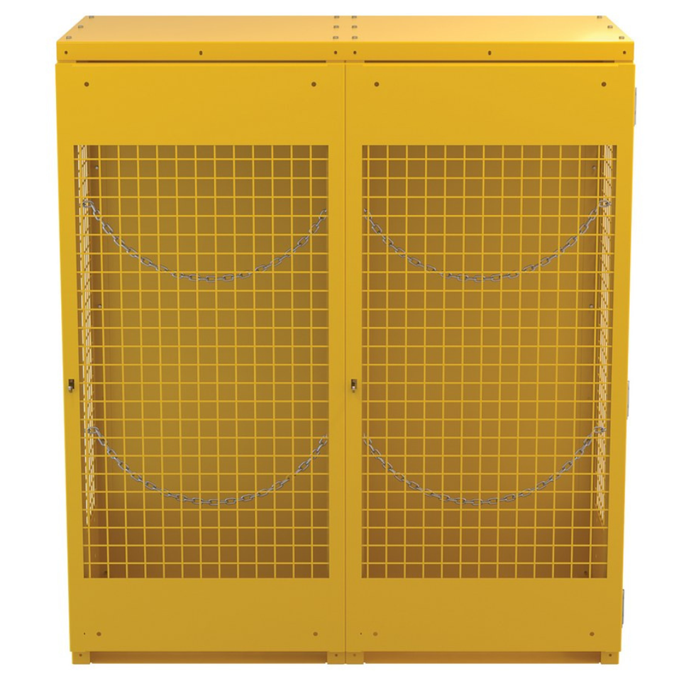 Steel Knockdown Vertical Cylinder Cabinet – 10 to 20 Cylinder Capacity – CYL-V-1020-KD – Vestil